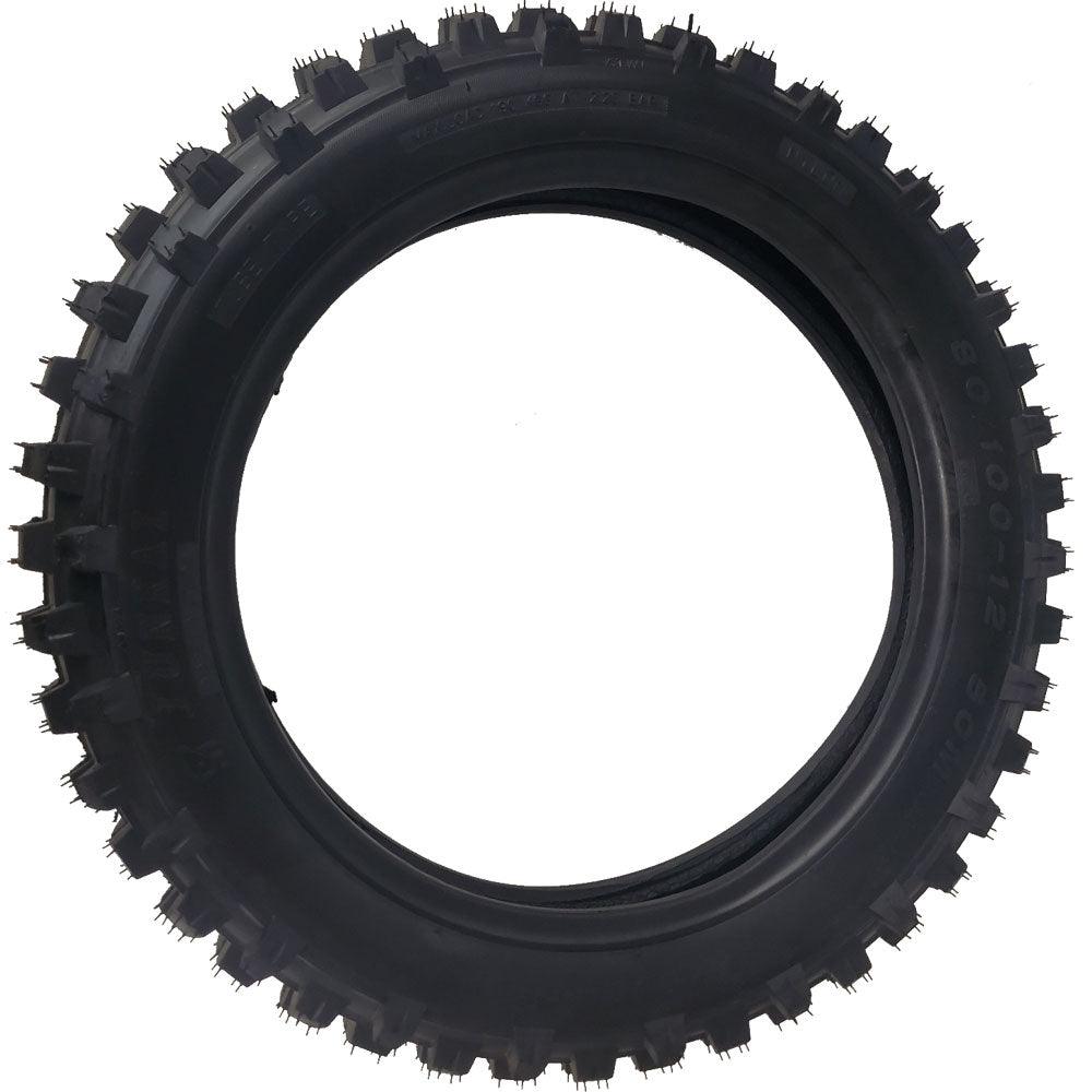 XTR S3 REAR 80/100-12 3.00-12 Tire and Inner Tube for Dirt Pit Bike - TurboPowersports.com