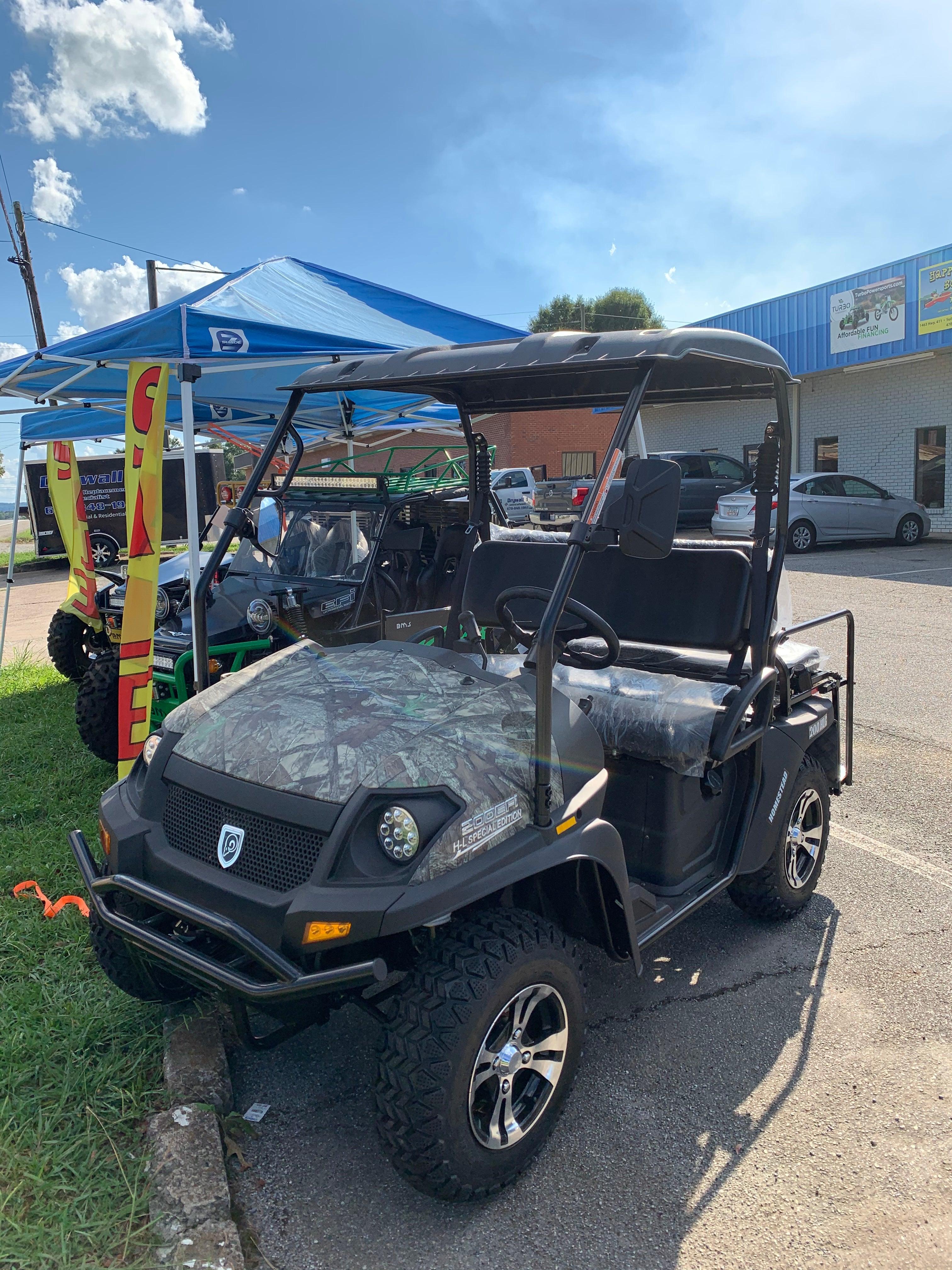 HJS BIGHORN 200 GVXL 4X2 HIGH/LOW SPECIAL EDITION UTV GOLF CART - TurboPowersports.com