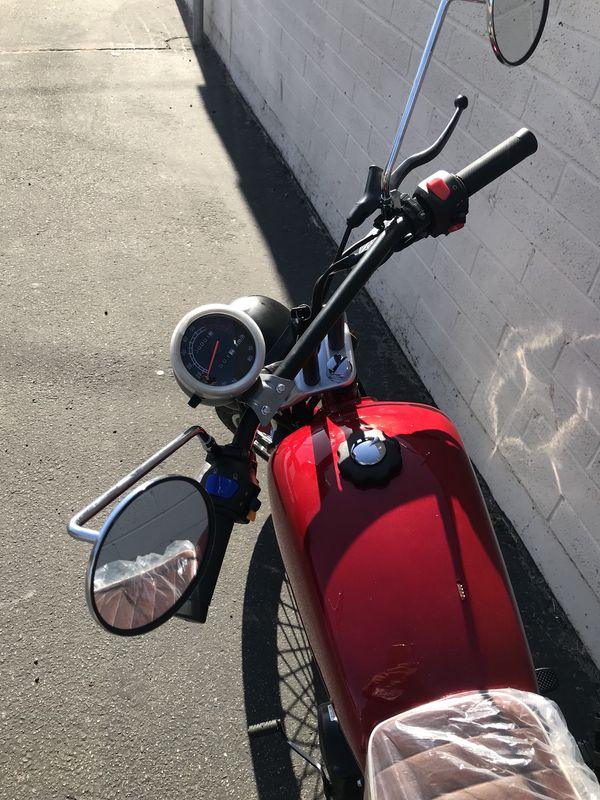 Limited Edition Nostalgia 125cc 4 Speed Simi Automatic -Speed Manual Motorcycle Scooter - TurboPowersports.com
