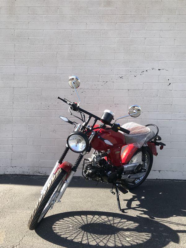 Limited Edition Nostalgia 125cc 4 Speed Simi Automatic -Speed Manual Motorcycle Scooter - TurboPowersports.com