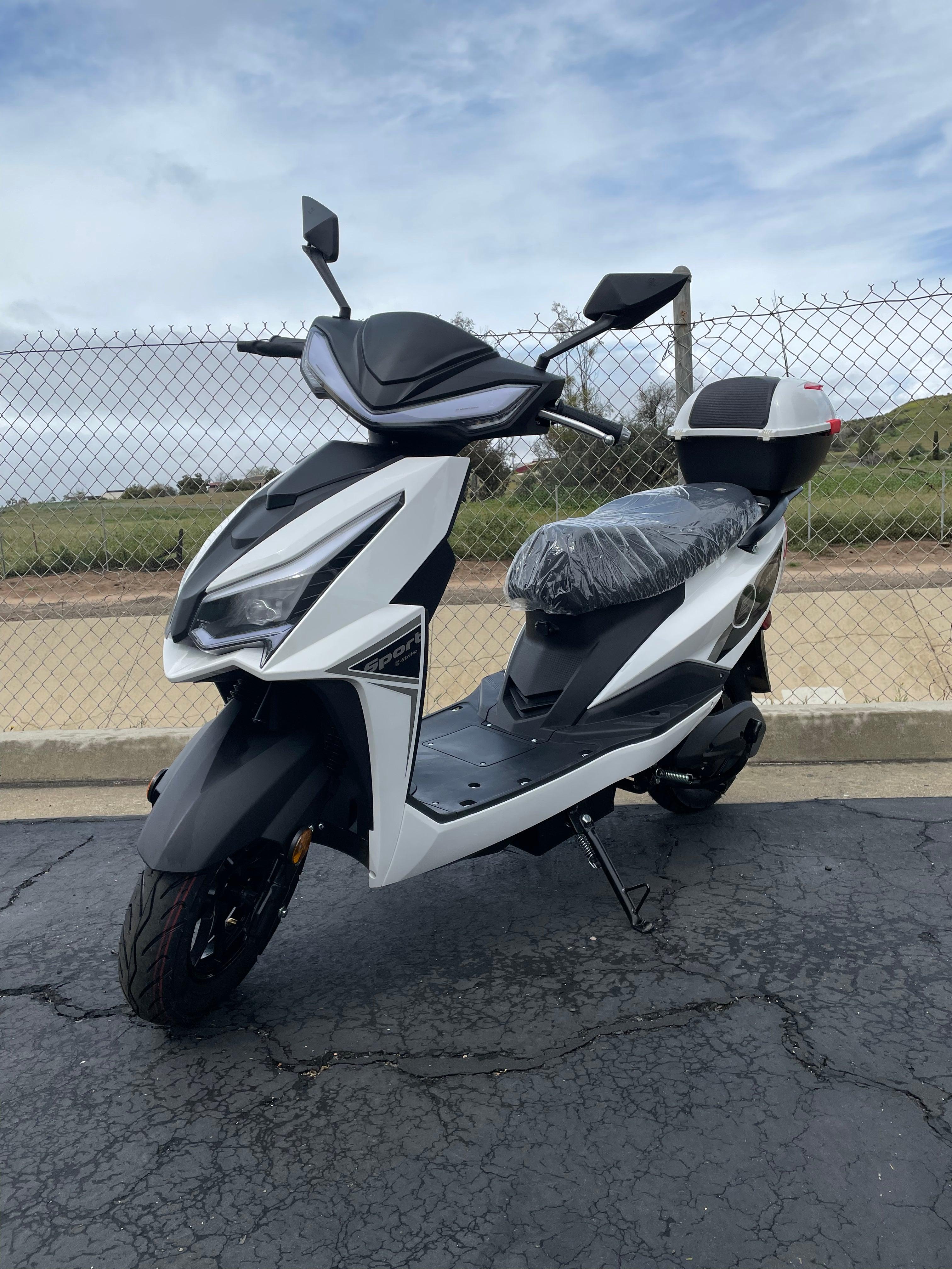 E -Strike Scooter 1200 watts 72 Volts Brushless Motor - TurboPowersports.com