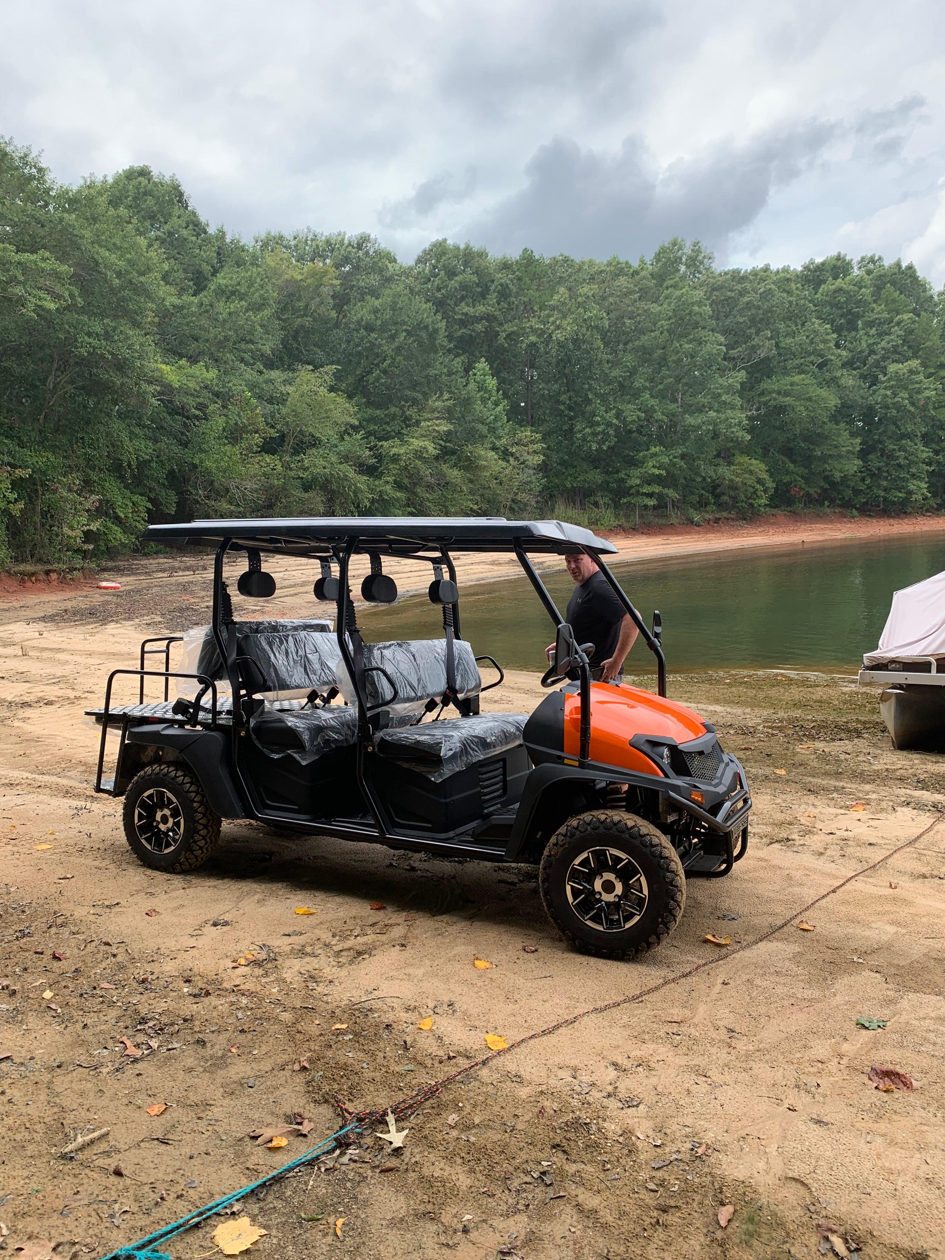 BIGHORN 450 LIMO EFI 4X4 HIGH/LOW 6 SEAT UTV GOLF CART - TurboPowersports.com