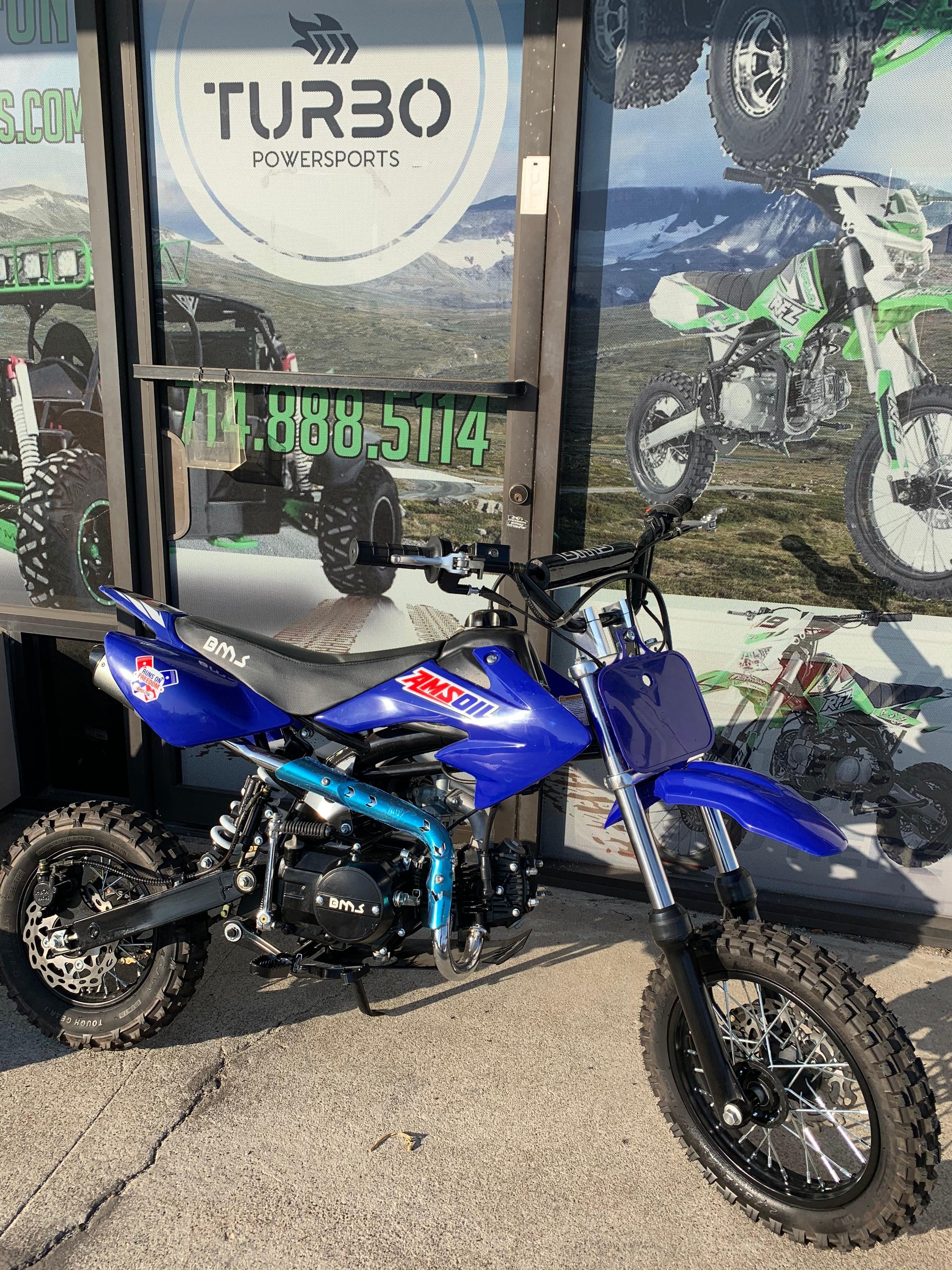 BMS PRO 110cc 4 SPEED MANUAL DIRT BIKE - TurboPowersports.com