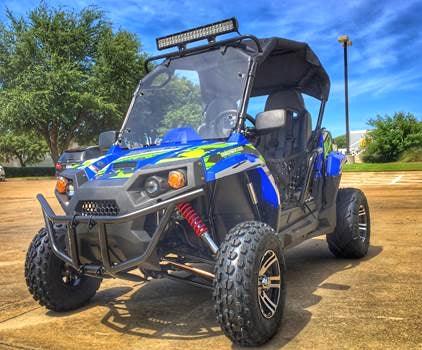 TrailMaster EFI UTV Challenger 300EX Utility Vehicle With LED Light Bar - TurboPowersports.com