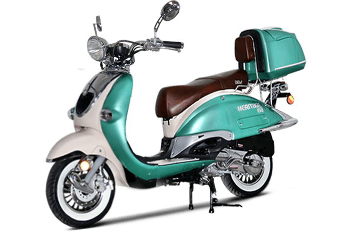 HERITAGE 150 - 2 TONE AUTOMATIC SCOOTER - TurboPowersports.com