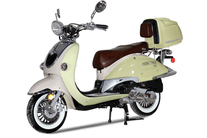 HERITAGE 150 - 2 TONE AUTOMATIC SCOOTER - TurboPowersports.com