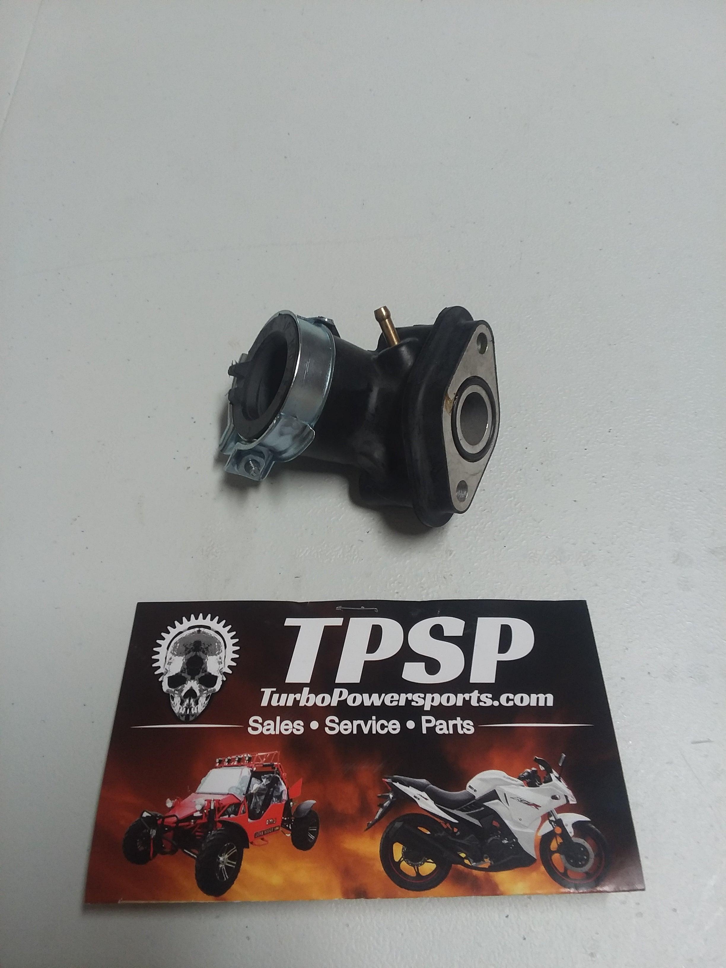 18mm INTAKE MANIFOLD for GY6 50cc - TurboPowersports.com