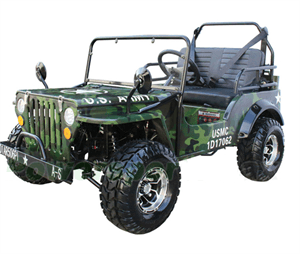 COMMANDO 125cc JEEP 3-Speed semi-auto with reverse ATV - TurboPowersports.com