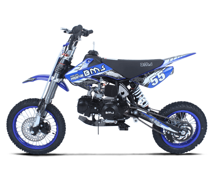 BMS PRO PREMIUM 125cc 4 SPEED MANUAL DIRT BIKE - TurboPowersports.com