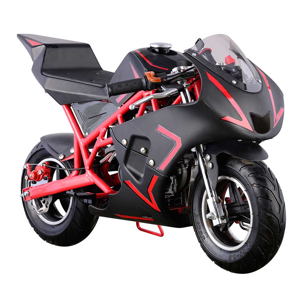 Mini Bike - Raptor Motorcycle with a 4-Stroke Gas-Powered Engine