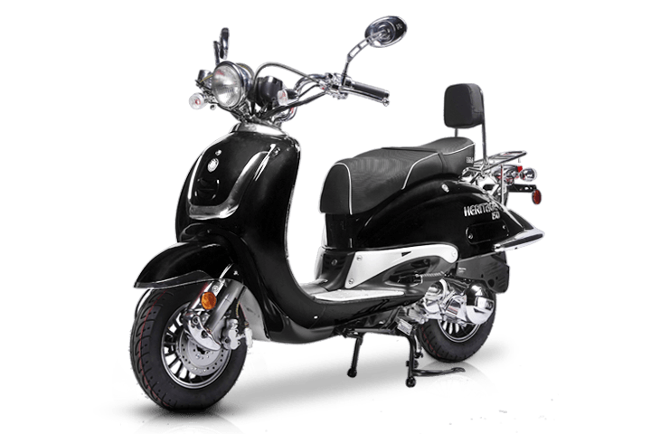 BMS HERITAGE 150-1 TONE AUTOMATIC SCOOTER - TurboPowersports.com