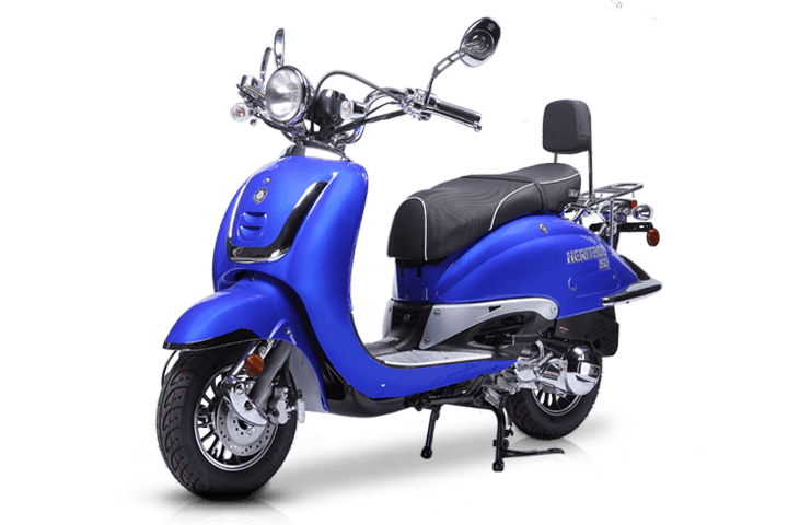 BMS HERITAGE 150-1 TONE AUTOMATIC SCOOTER - TurboPowersports.com