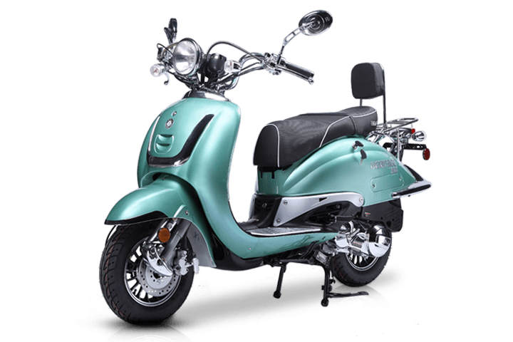 BMS HERITAGE 150-1 TONE AUTOMATIC SCOOTER - TurboPowersports.com