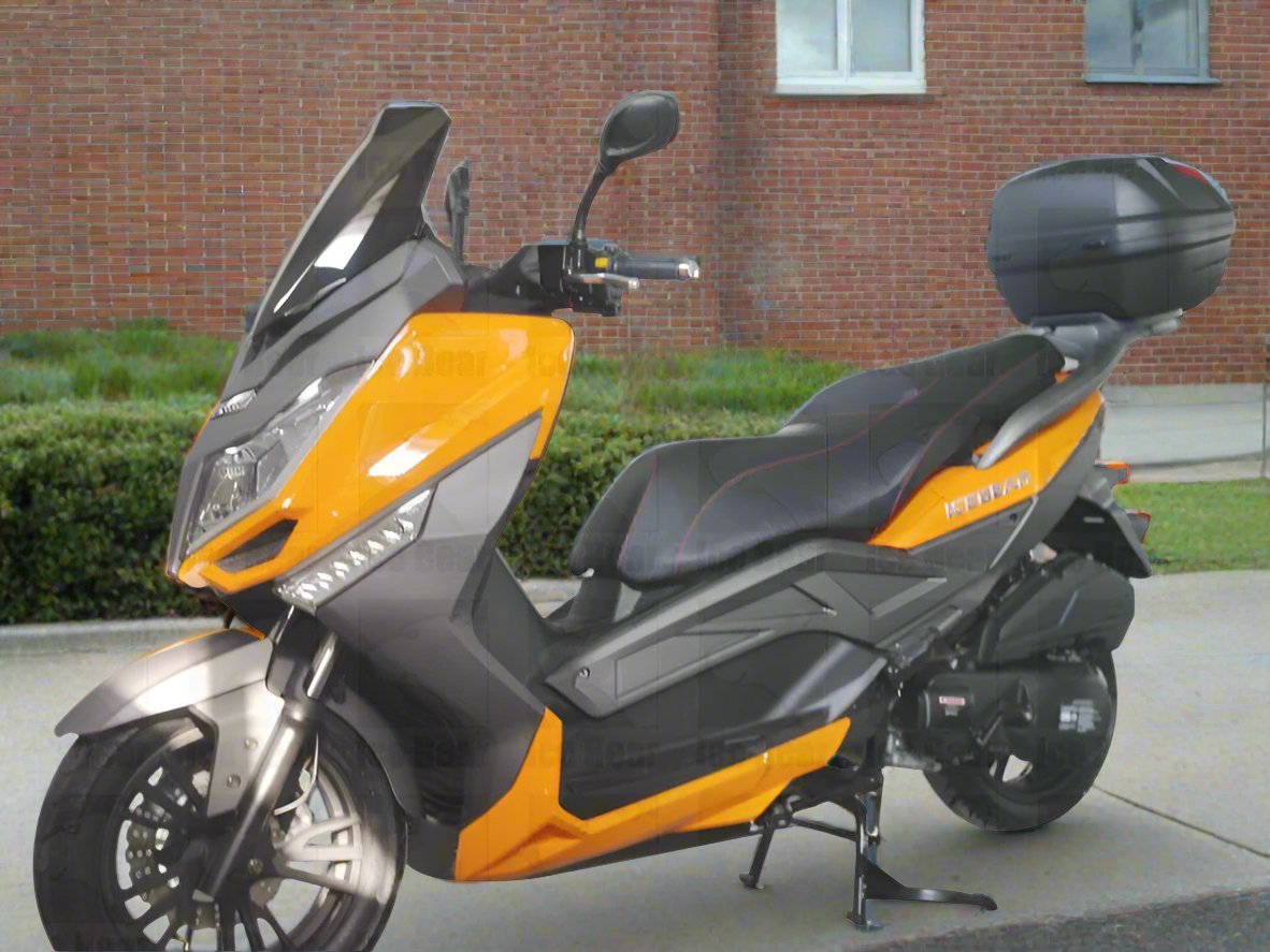 icebear 150cc orange 4 Stroke Moped Scooter w/ Aluminum Wheels - TurboPowersports.com