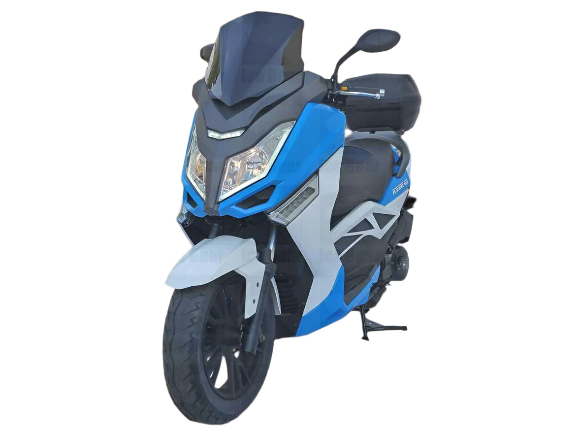 150cc PMZ150-T9 Air Cooled 4 Stroke Moped Scooter w/ Aluminum Wheels - TurboPowersports.com