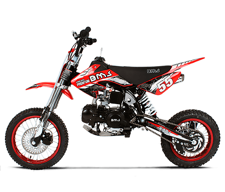 BMS PRO PREMIUM 125cc 4 SPEED MANUAL DIRT BIKE - TurboPowersports.com