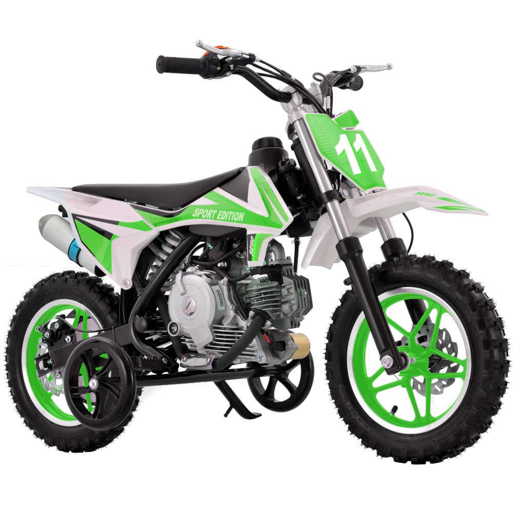 DB-S60 60cc Kids Dirt Bike With Training Wheels - TurboPowersports.com