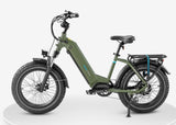 20" ELECTRIC BIKE FAT TIRE FOLDING MINI CRUISER