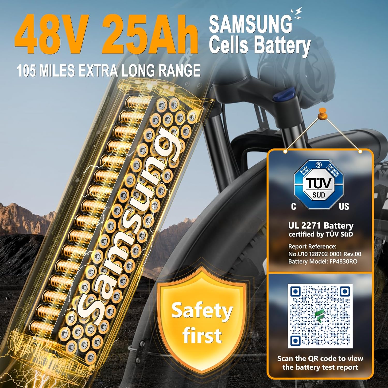 Freesky Wild Cat Ultra 340 Electric Fat Tire Bike|37 MPH