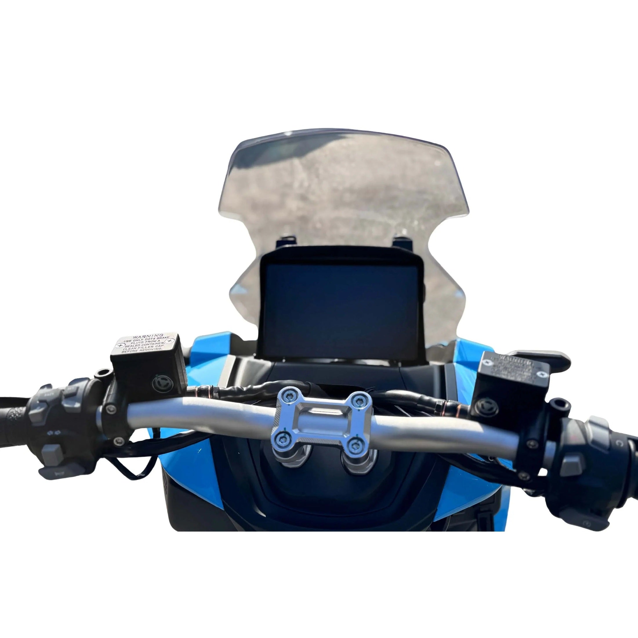 Amigo 200 scooter TFT digital display screen mounted behind handlebars