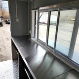 18' Food Concession Trailer Fully Loaded With Every Option - Red-Blue-Black