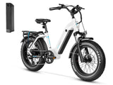 20" ELECTRIC BIKE FAT TIRE FOLDING MINI CRUISER
