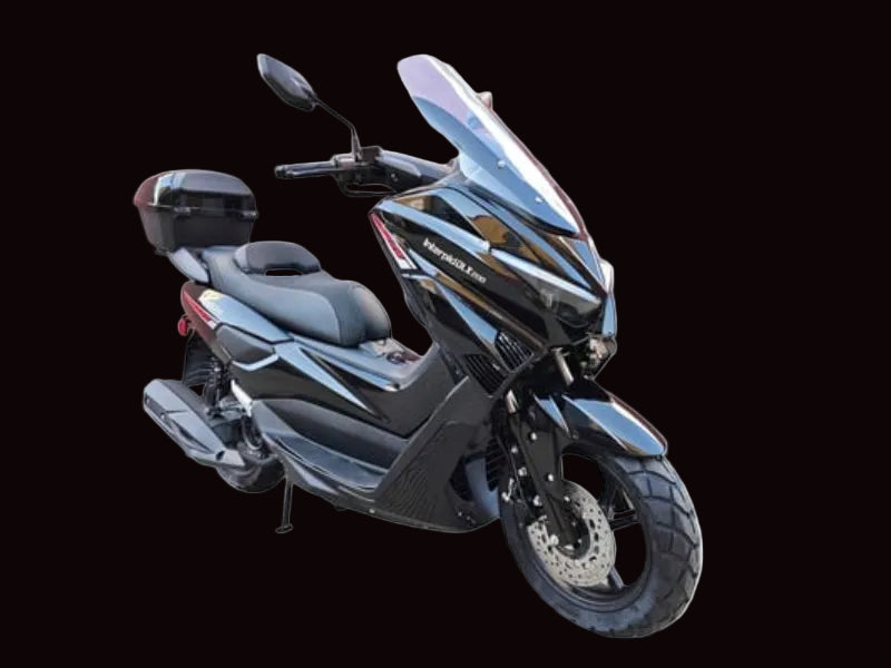 Black Vitacci 200cc intrepid scooter