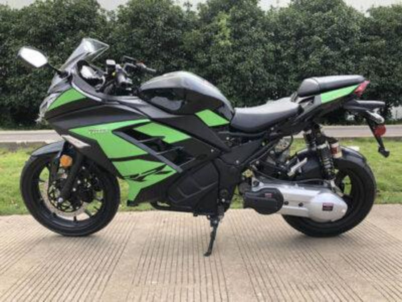 Black and green 250 EFI FALCON XR Automatic Motorcycle TurboPowersports.com