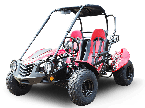 Trailmaster ULTRA BLAZER 200 Go Kart High Back seats, Live Rear Axle, Double A-Arms, Coil Over Shocks