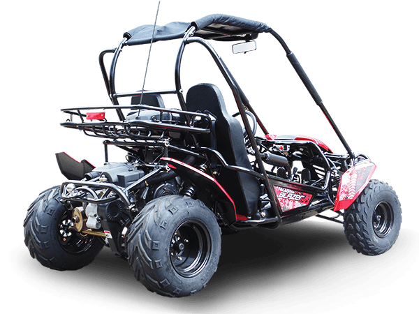 Trailmaster ULTRA BLAZER 200 Go Kart High Back seats, Live Rear Axle, Double A-Arms, Coil Over Shocks