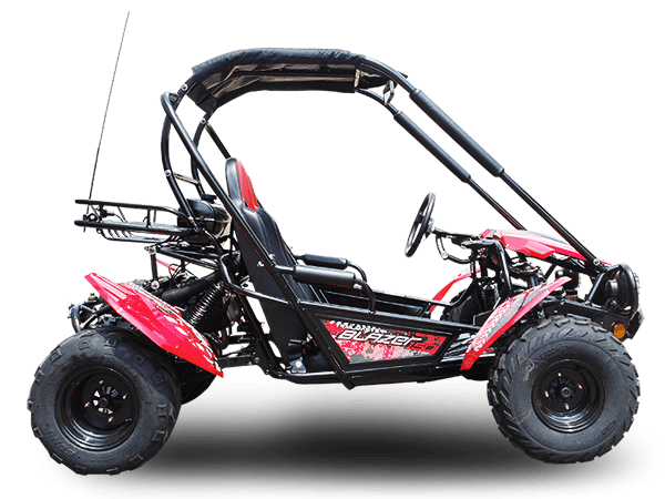Trailmaster ULTRA BLAZER 200 Go Kart High Back seats, Live Rear Axle, Double A-Arms, Coil Over Shocks