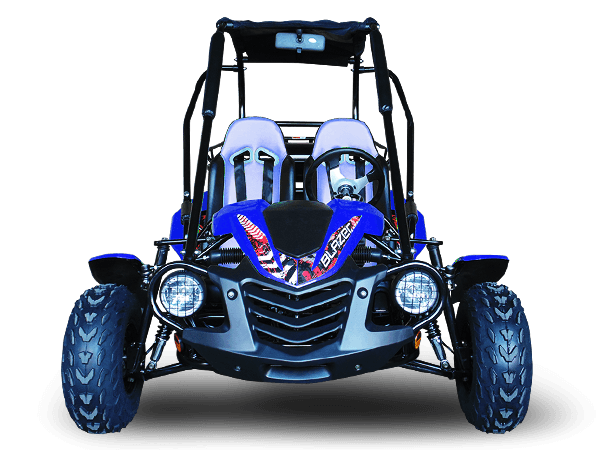 Trailmaster ULTRA BLAZER 200 Go Kart High Back seats, Live Rear Axle, Double A-Arms, Coil Over Shocks