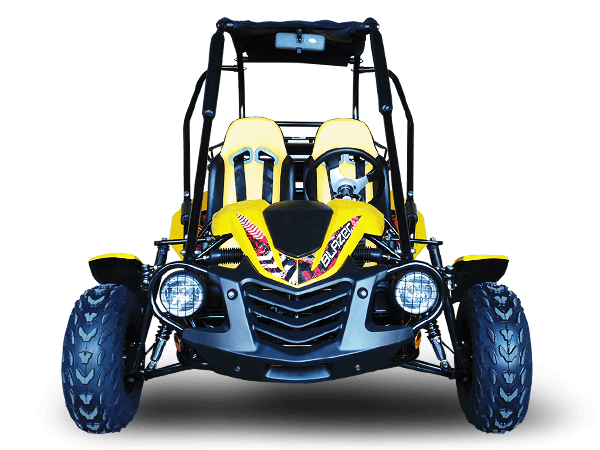 Trailmaster ULTRA BLAZER 200 Go Kart High Back seats, Live Rear Axle, Double A-Arms, Coil Over Shocks