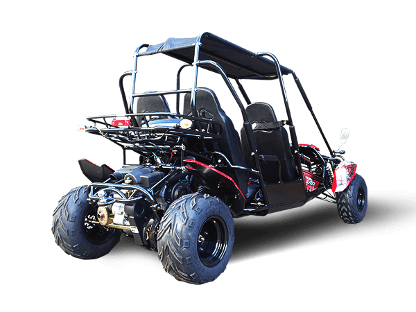TrailMaster Blazer 4-200X Off Road Adult Buggy Go kart four seater. High Back Seats with race style harness