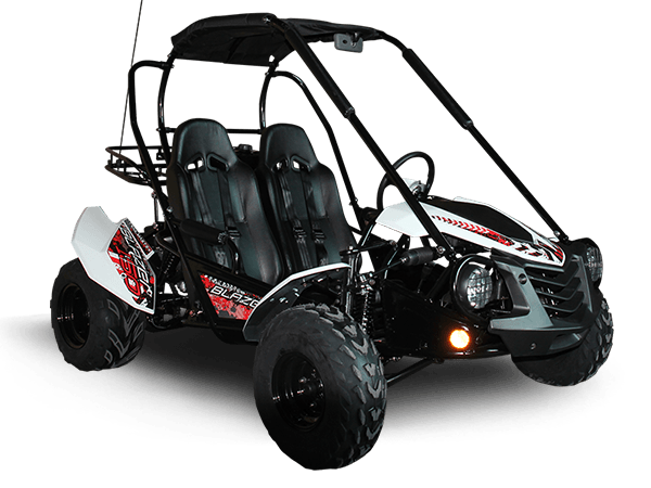 Trailmaster ULTRA BLAZER 200 Go Kart High Back seats, Live Rear Axle, Double A-Arms, Coil Over Shocks