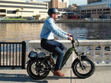 20" ELECTRIC BIKE FAT TIRE FOLDING MINI CRUISER