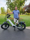 20" ELECTRIC BIKE FAT TIRE FOLDING MINI CRUISER