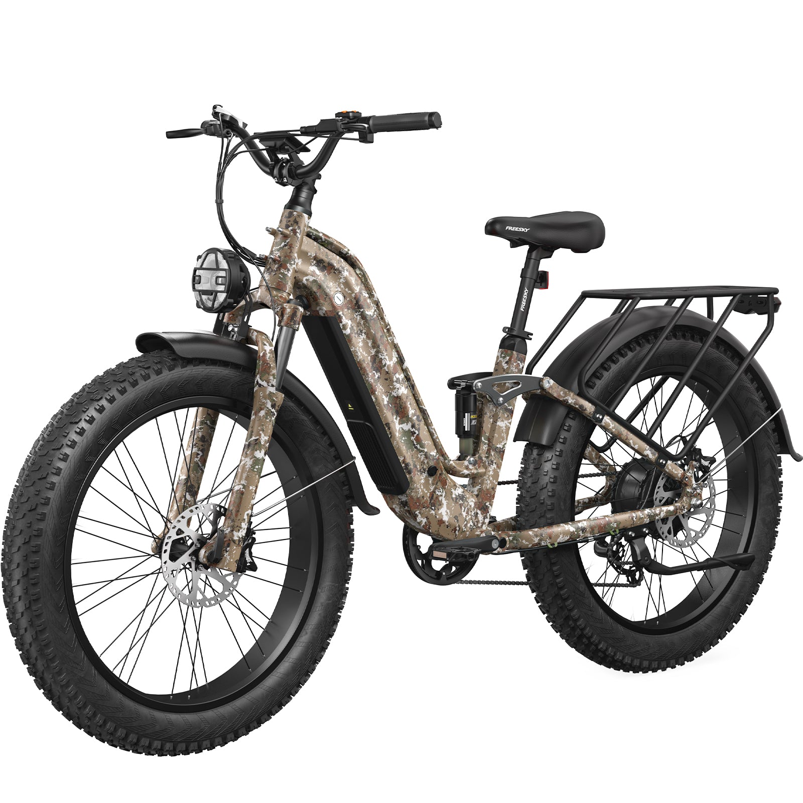 Freesky Wild Cat Ultra 340 Electric Fat Tire Bike|37 MPH