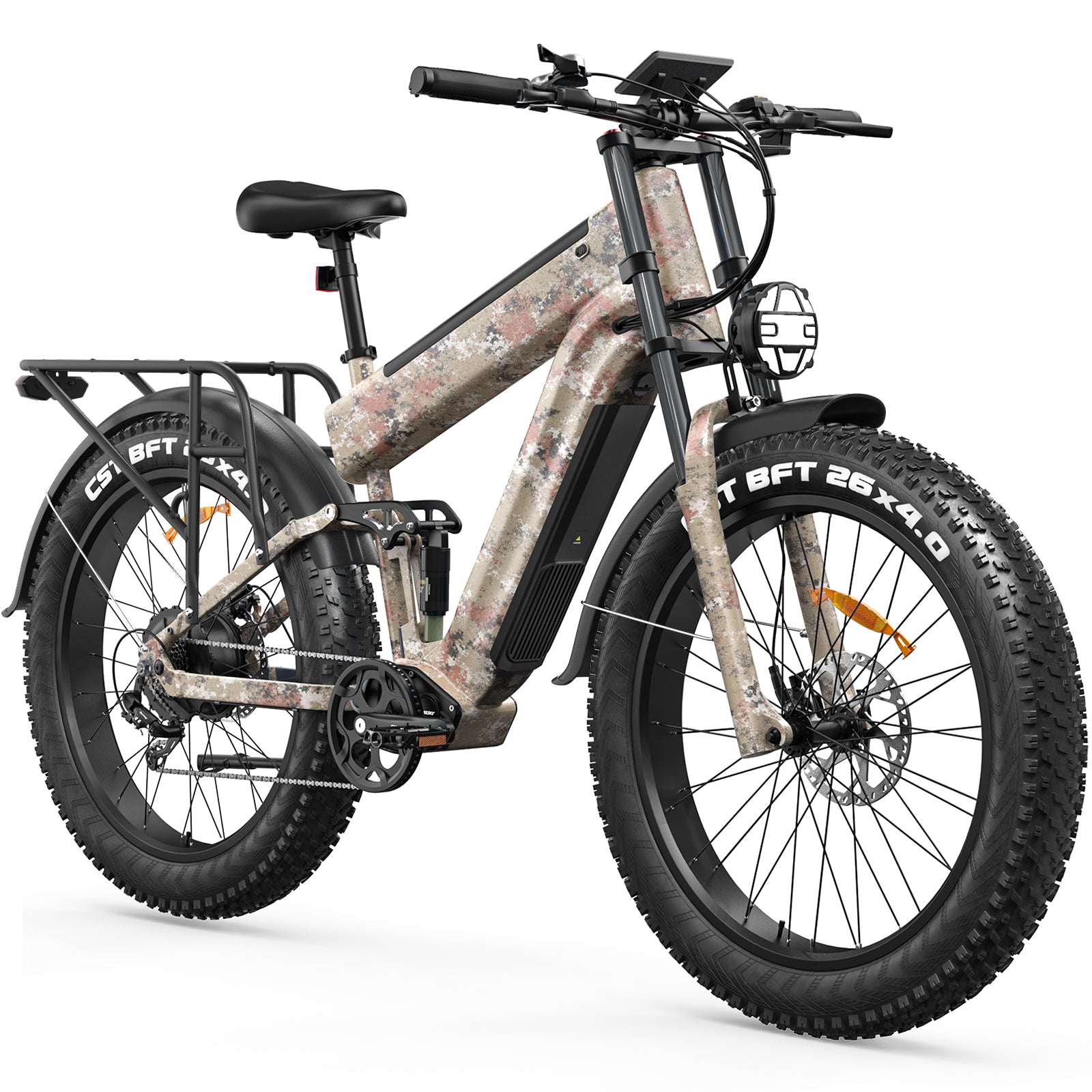 Camouflage pattern Freesky step-through electric bicycle
