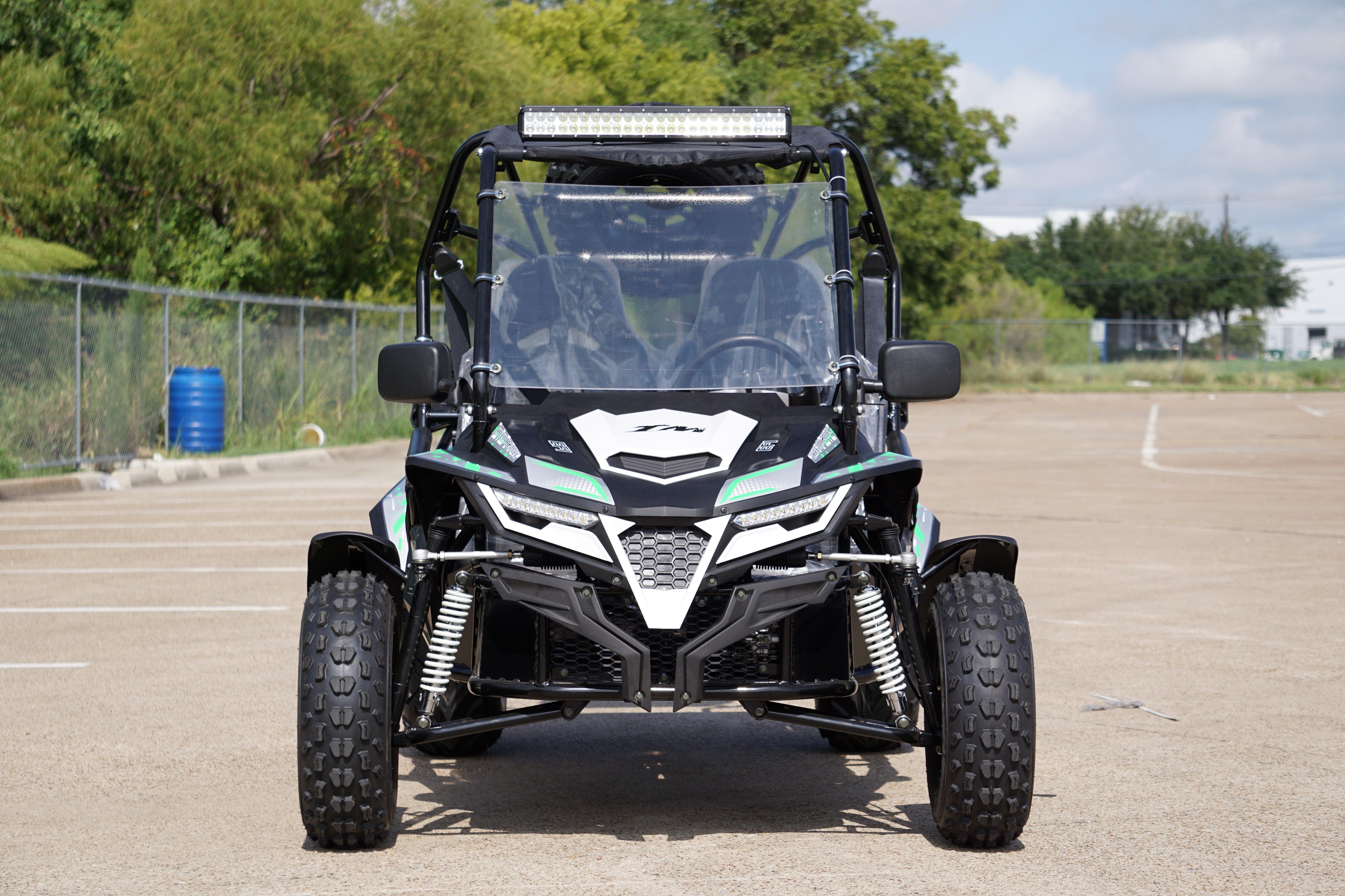 Trailmaster Cheetah 200X Off Road UTV / Go Kart / Full size Youth and Adults, Upgraded Suspension