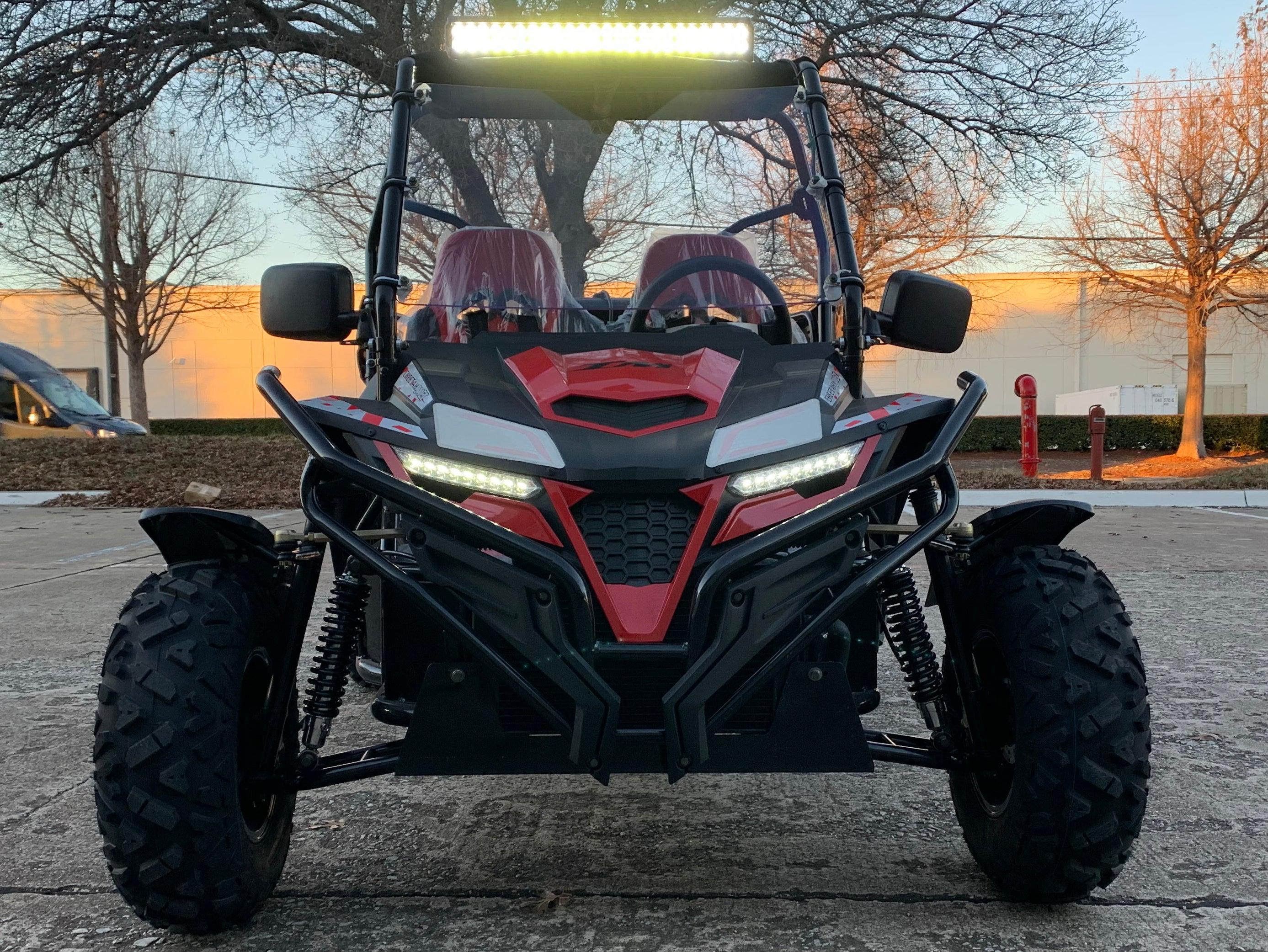 Trailmaster Cheetah 300EX Off Road UTV/Go kart | Fuel Injected Deluxe Adult Version, Center pivot rear end, water cooled motor
