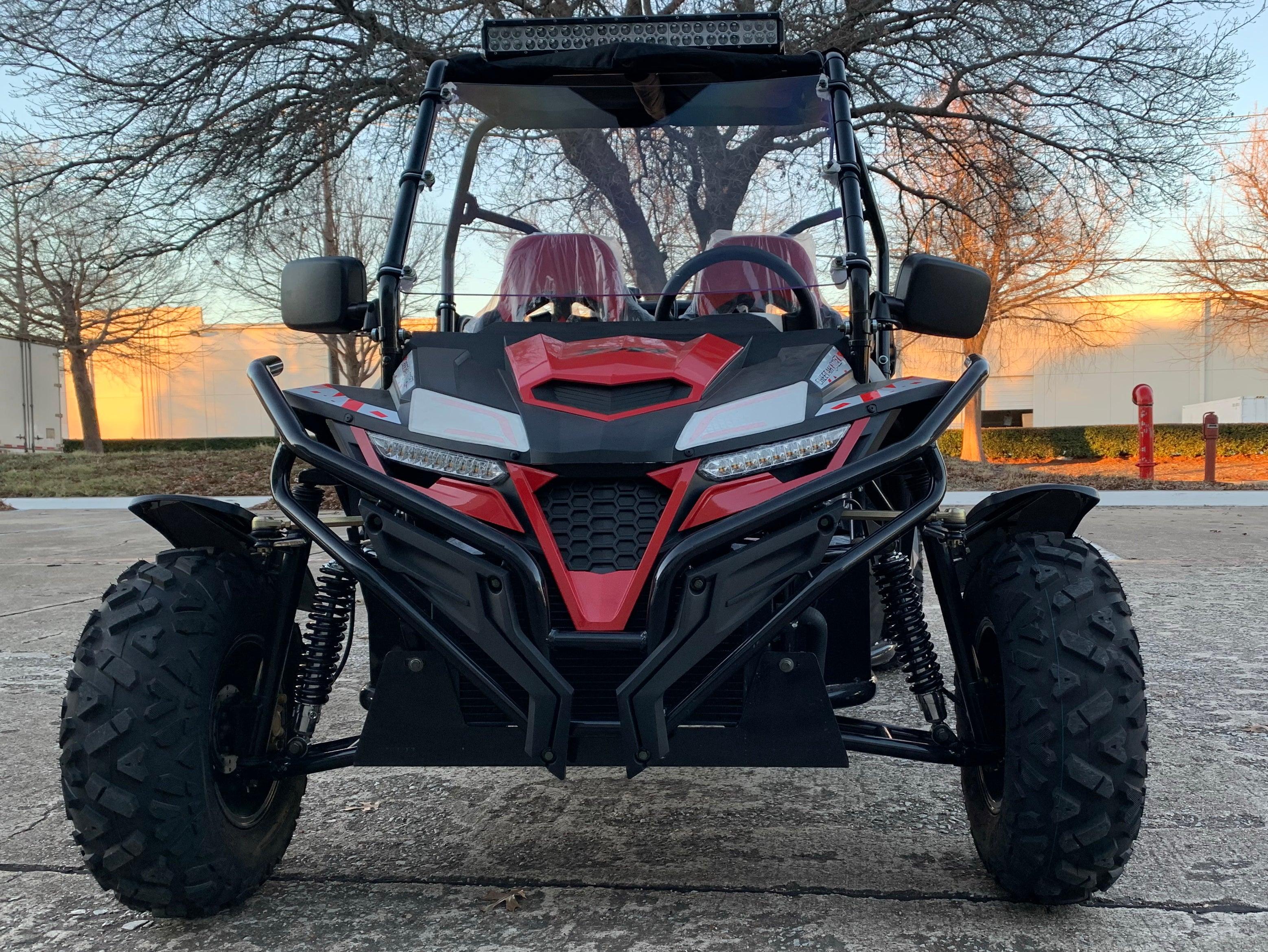 Trailmaster Cheetah 300EX Off Road UTV/Go kart | Fuel Injected Deluxe Adult Version, Center pivot rear end, water cooled motor