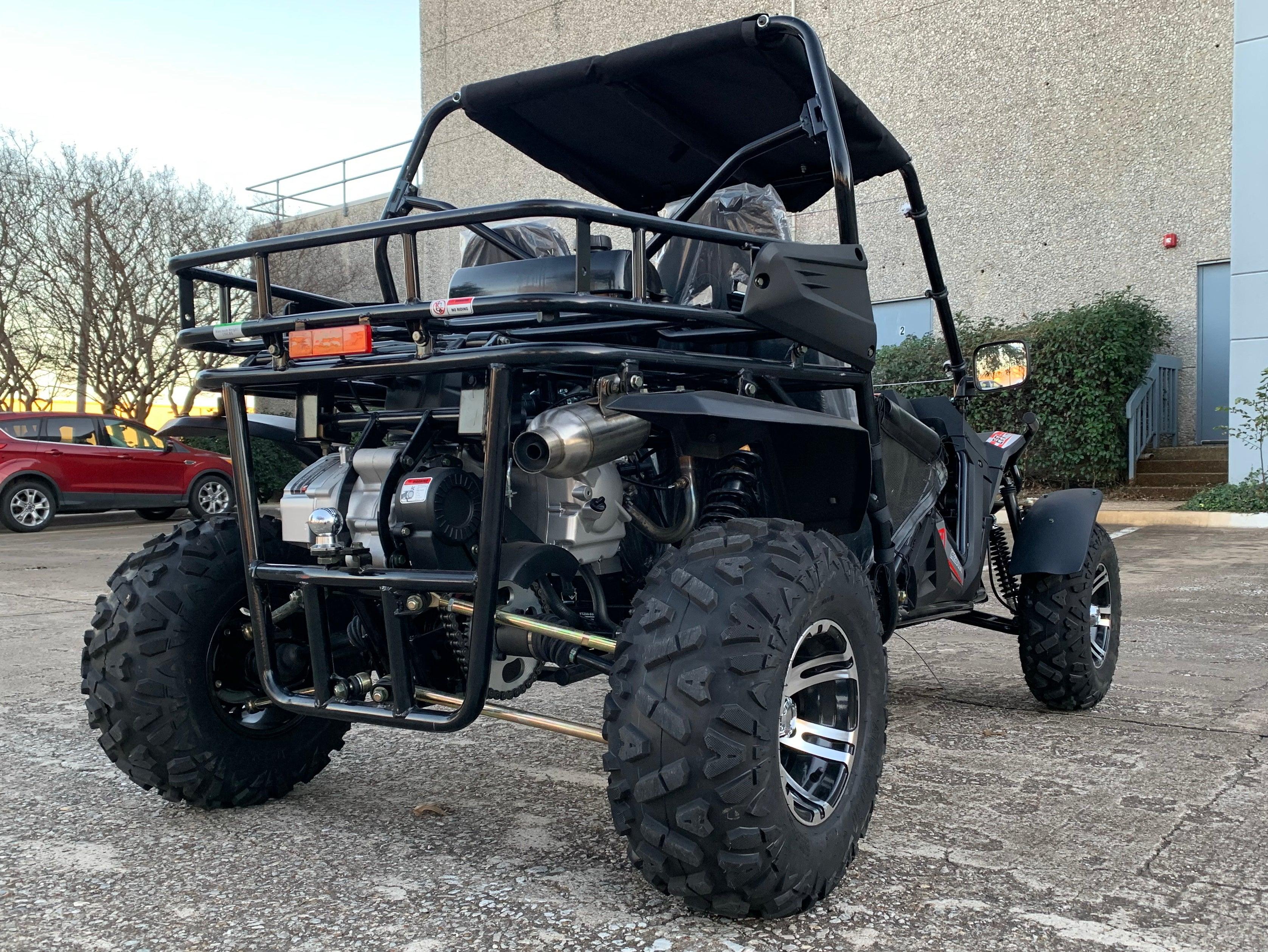 Trailmaster Cheetah 300EX Off Road UTV/Go kart | Fuel Injected Deluxe Adult Version, Center pivot rear end, water cooled motor