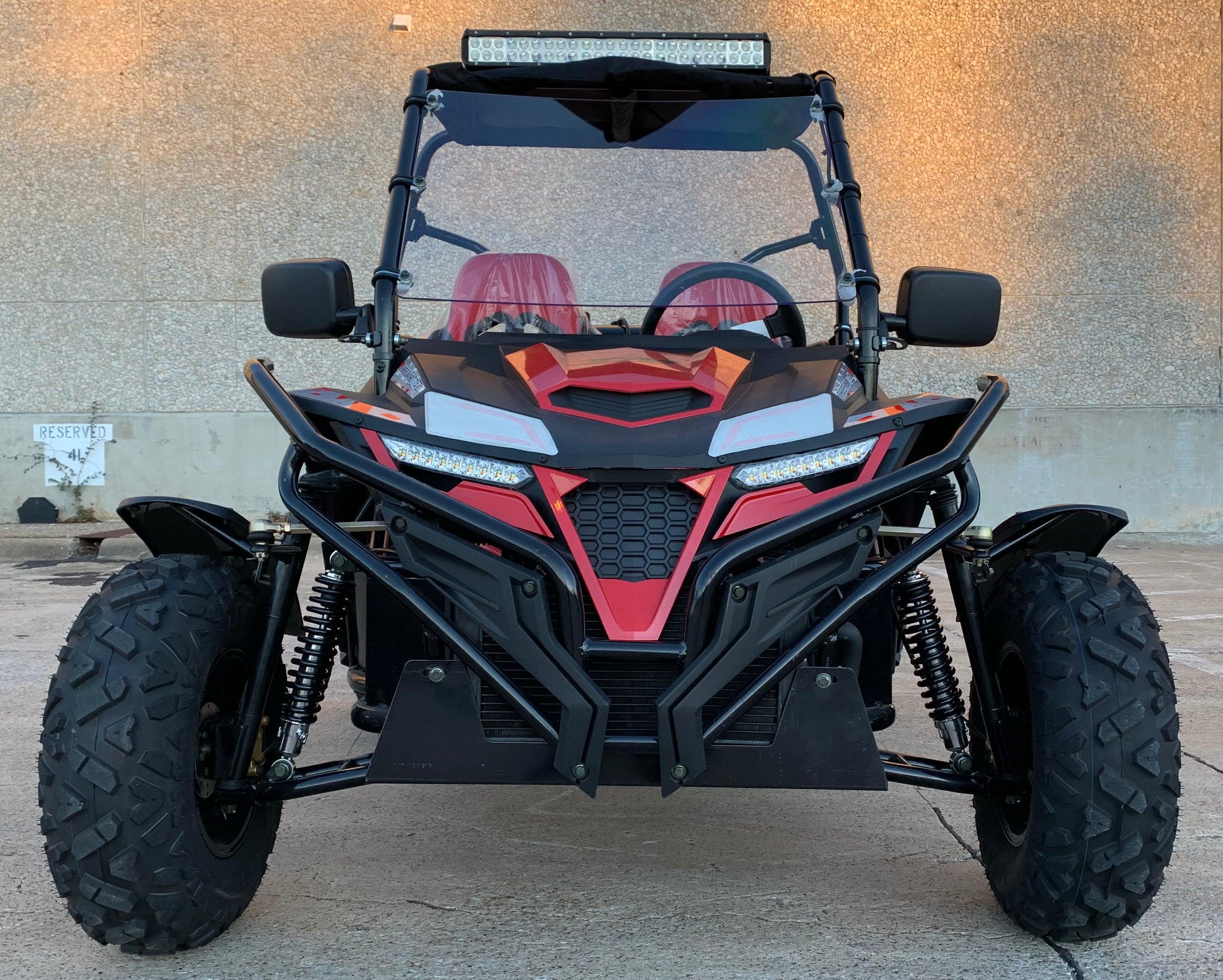 Trailmaster Cheetah 300EX Off Road UTV/Go kart | Fuel Injected Deluxe Adult Version, Center pivot rear end, water cooled motor