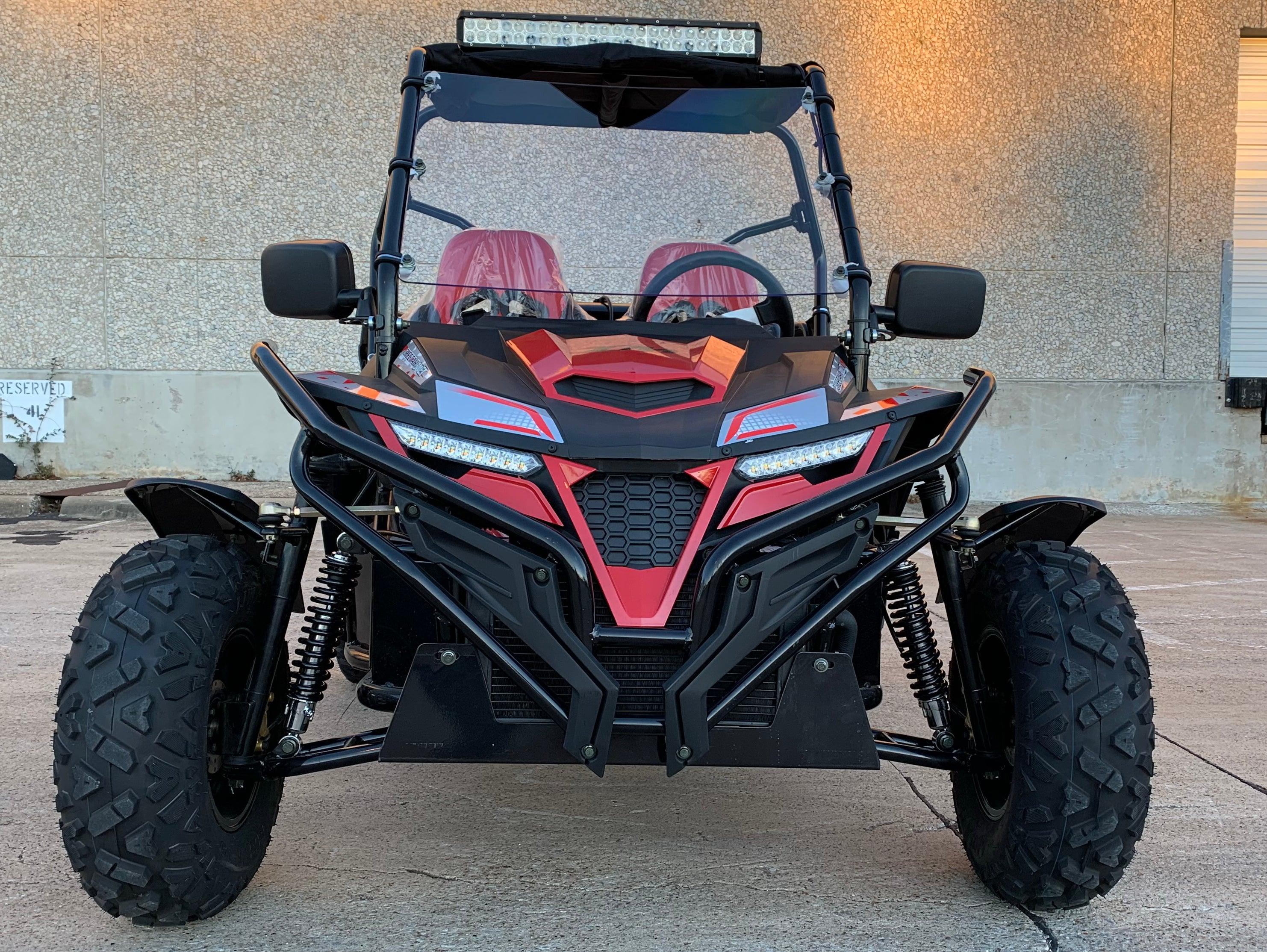 Trailmaster Cheetah 300EX Off Road UTV/Go kart | Fuel Injected Deluxe Adult Version, Center pivot rear end, water cooled motor