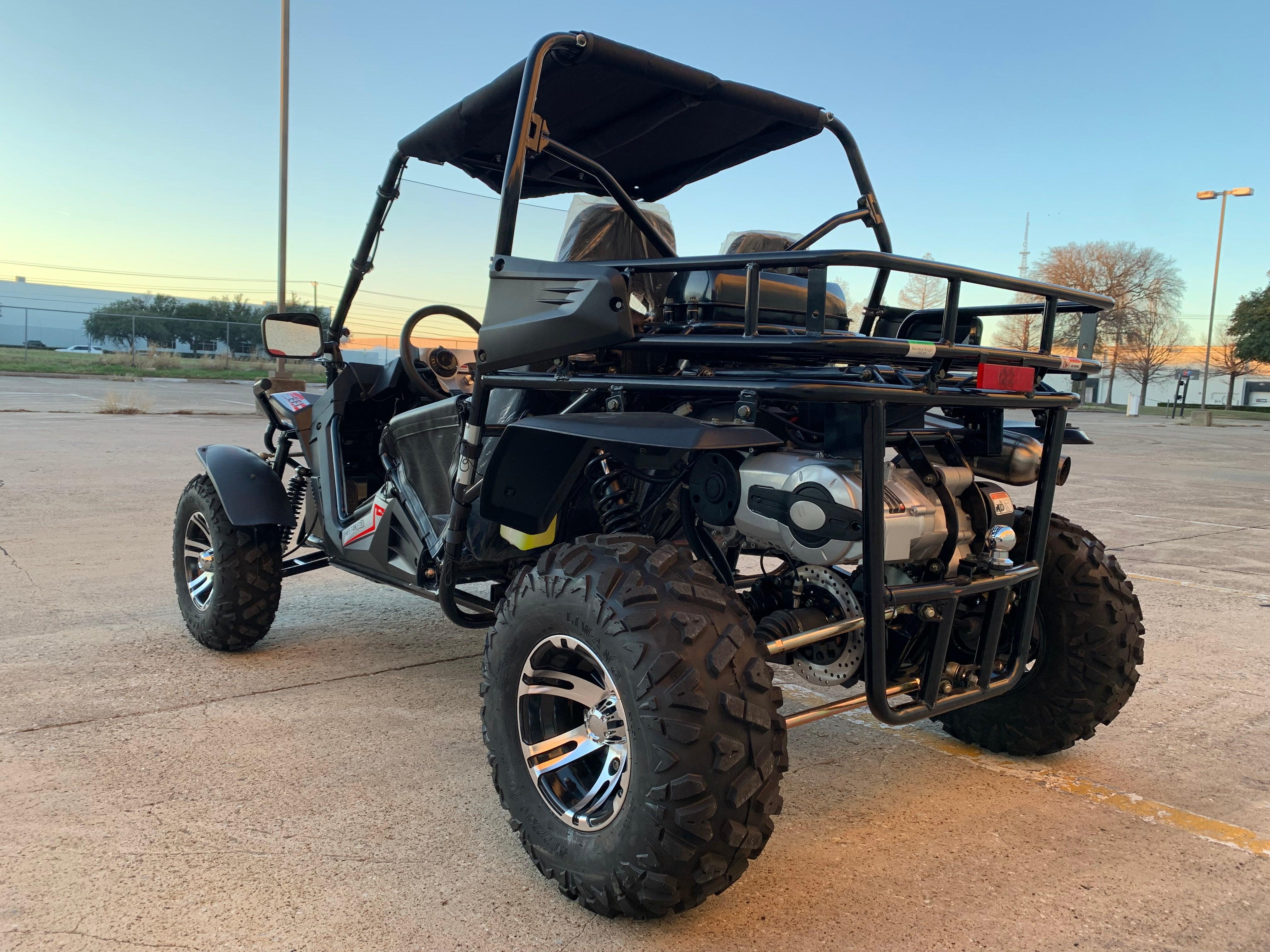 Trailmaster Cheetah 300EX Off Road UTV/Go kart | Fuel Injected Deluxe Adult Version, Center pivot rear end, water cooled motor