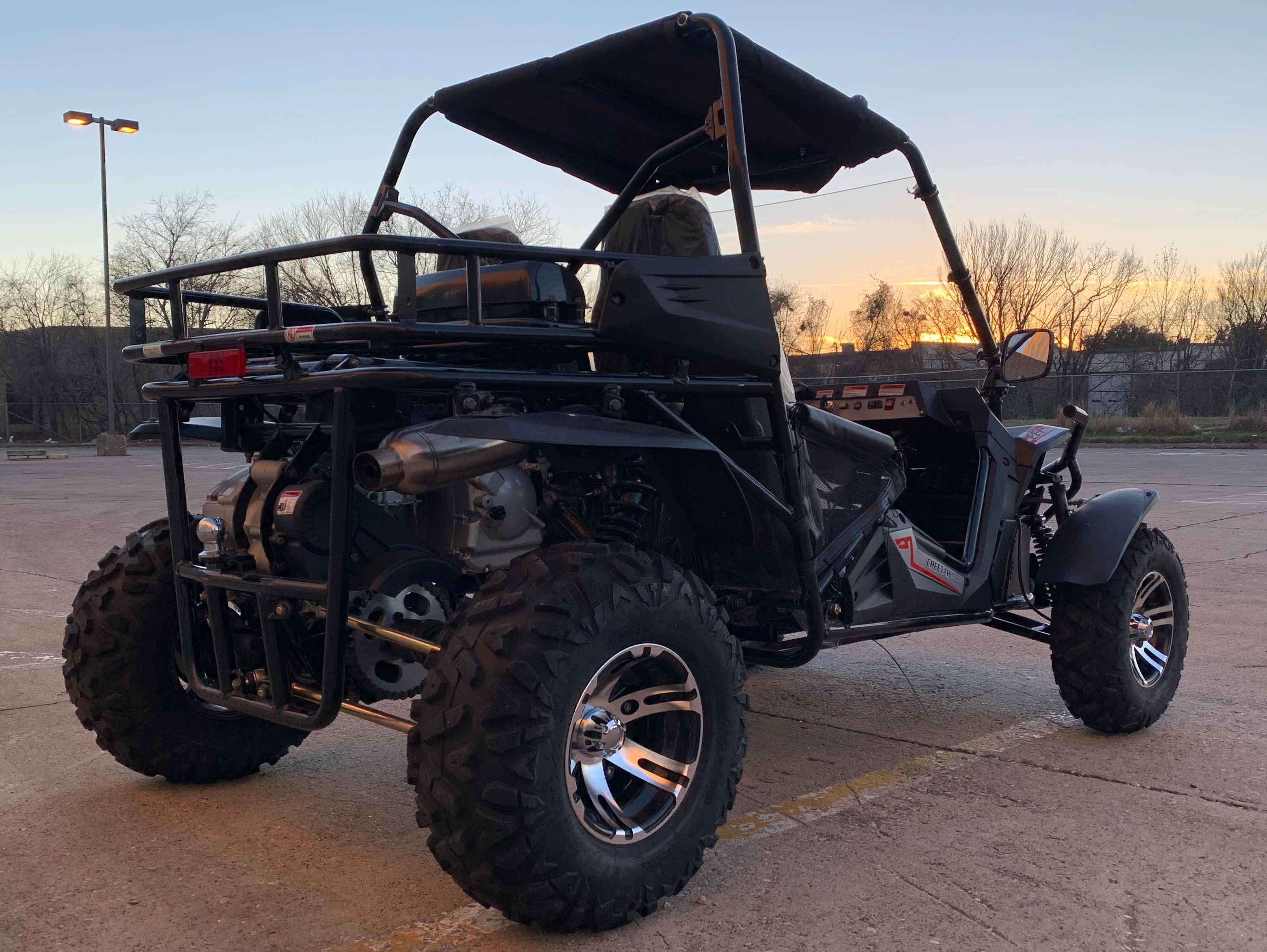 Trailmaster Cheetah 300EX Off Road UTV/Go kart | Fuel Injected Deluxe Adult Version, Center pivot rear end, water cooled motor