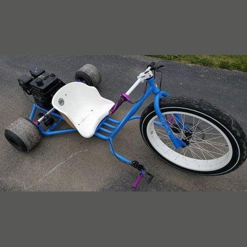 3 wheel gas bicycle 2026 Scooterx Drifter 6.5 HP Powered Drift Trike Trike Conversion Kit Gas Motor