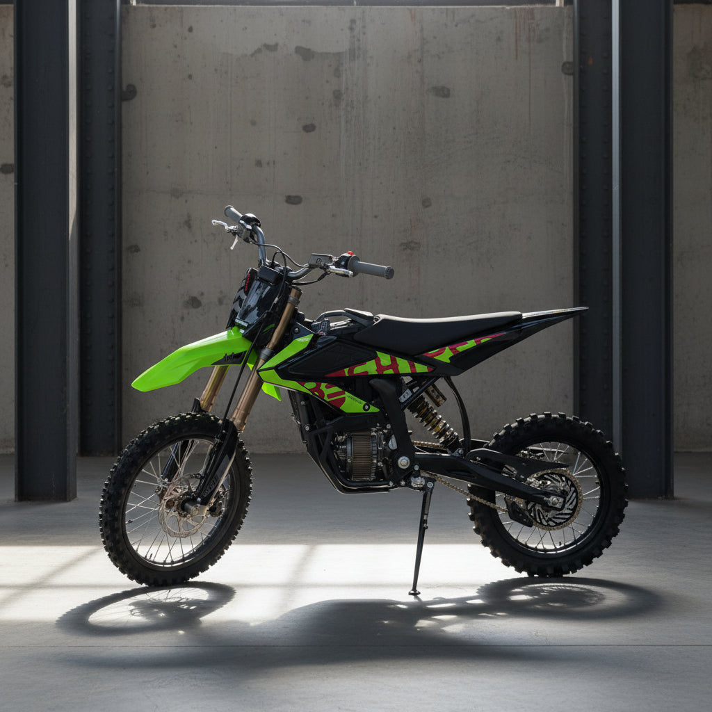 Green fender 2026 Surron Hyper Bee electric dirt bike for adults