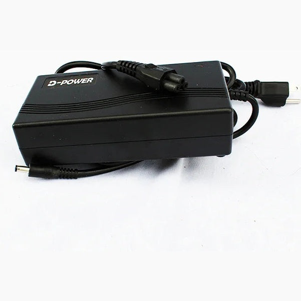 Black D-POWER AC power adapter for Micargi electric bicycle charger